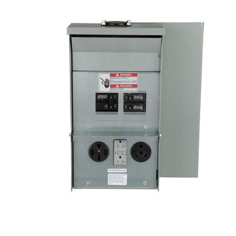 50 amp power distribution box|temporary power 50 20 box.